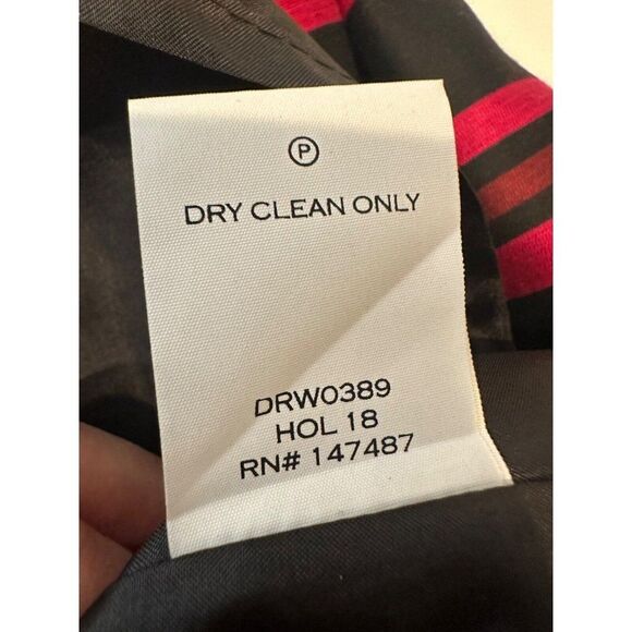 Draper James Collection Cabernet Stripe Dress Size 8 - Picture 5 of 11